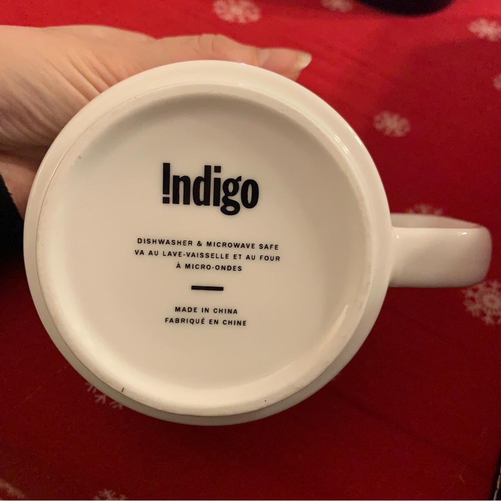 Indigo set of 3 white stackable expression mugs - Picture 6 of 6